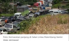 Macet Puluhan Kilometer di Bayung Lencir, Polda Jambi Imbau Pemudik Gunakan Jalur Alternatif
