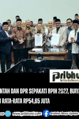 Pemerintah dan DPR Sepakati BPIH 2027, Biaya Jemaah Rata-Rata Rp54,65 Juta