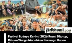 Festival Budaya Kerinci 2026 Resmi Ditutup, Ribuan Warga Meriahkan Dermaga Danau Kerinci