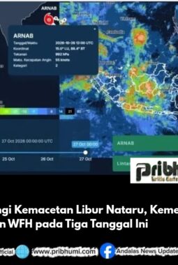 Siklon ARNAB Menjauh, BMKG Waspadai Potensi Hujan Lebat Akibat Sistem Siklonik Baru di Laut Andaman