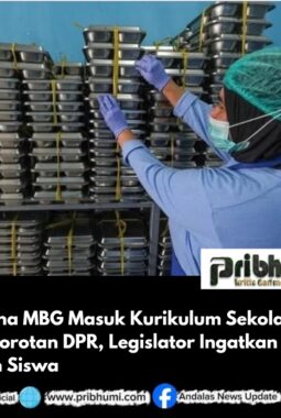 Wacana MBG Masuk Kurikulum Sekolah Tuai Sorotan DPR, Legislator Ingatkan Beban Siswa